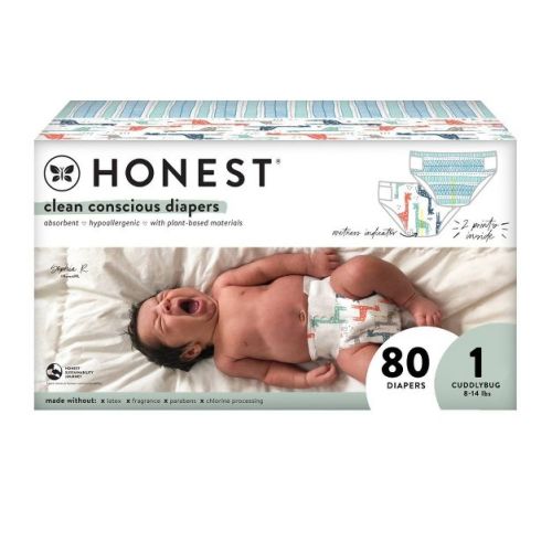 The Honest Company Clean Conscious Disposable Diapers - (Select Size and Pattern)