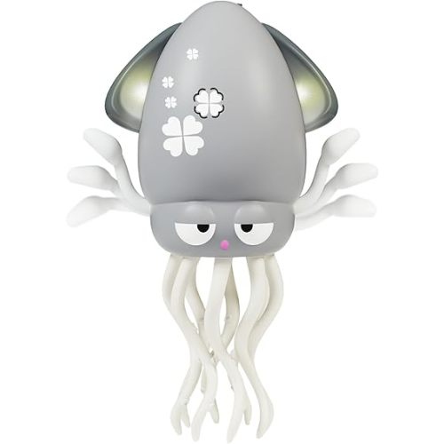 Electric Dancing Octopus Light Music Suitable for 12-18 Months Old Baby Toys, Kid Crawling Squid Toys Suitable for Toddler Tummy time, Christmas for 1 2 3 4 5 6 Year Old Girl (Gray)