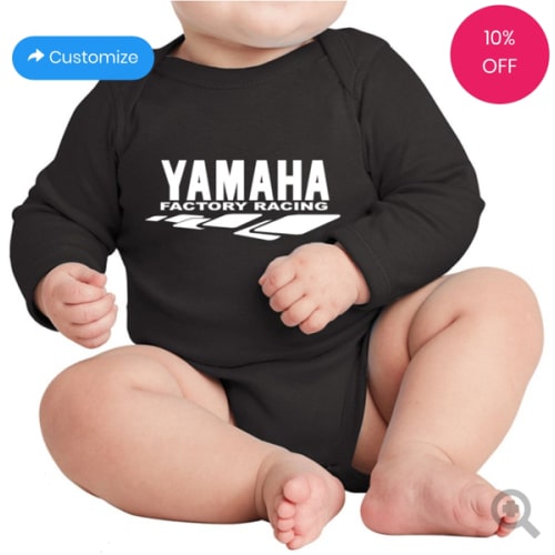 Ymh Racing Long Sleeve Baby Bodysuit By Frian - Artistshot