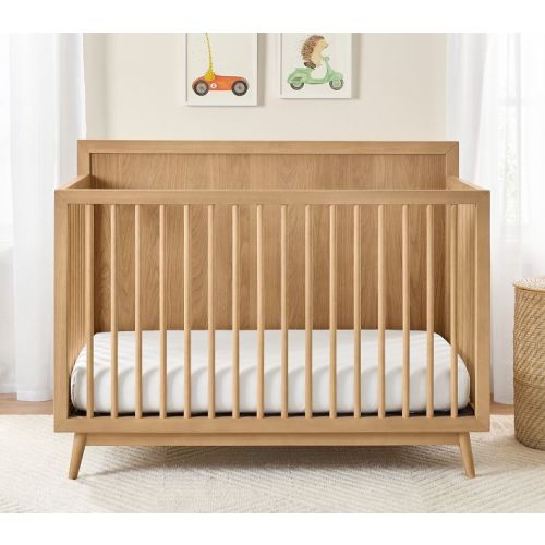 Mid Century Modern Convertible Crib | Pottery Barn Kids