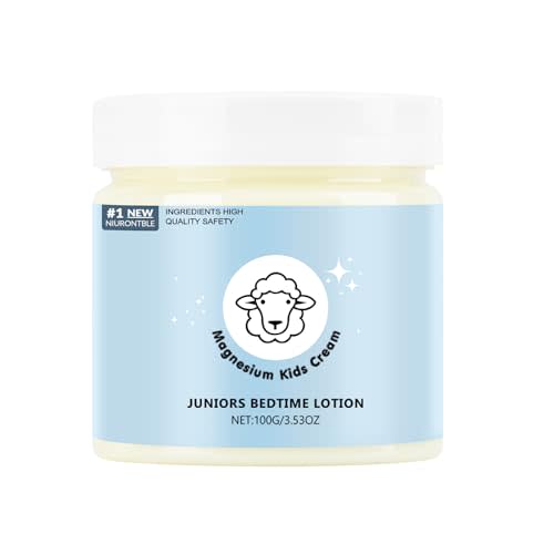 Magnesium Lotion for Kids - Magnesium Lotion for Sleep - Soothing Relief & Relaxation - Topical Magnesium Cream Helps Kids Stay Calm at Bedtime and During The Night - Without Melatonin(3.53 oz)