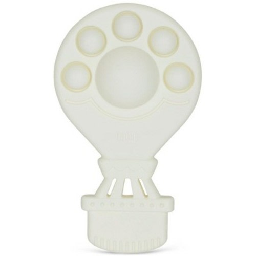 Silicone Pop-it Hot Air Balloon Rattle for Babies - Gentle Rattles, Pop-it Texture for a Stimulating Sensory Experience for Newborn - Vanilla