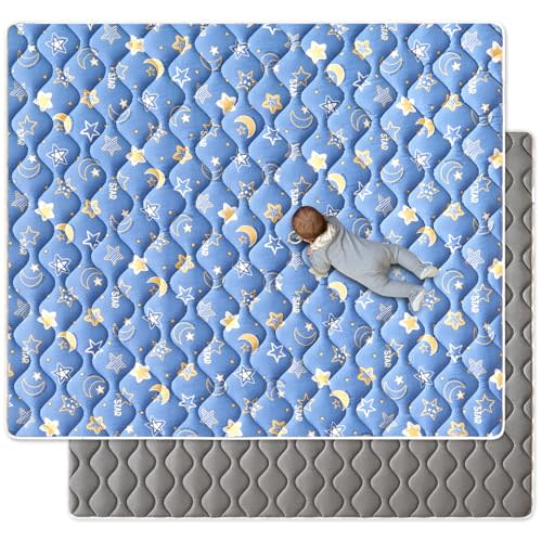 Premium Foam Baby Play Mat 79" X 71", Extra Large Activity Playmats for Babies,Toddlers, Infants, Soft Thicker Sponge Baby Mat for Floor, Play & Tummy Time, Machine Washable for Easy Care