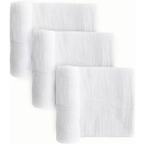 Little Unicorn Premium Muslin Swaddle Blanket 3 Pack | for swaddling, Play, Nursing & More | Giftable Set of 3 (Summer Vibe)