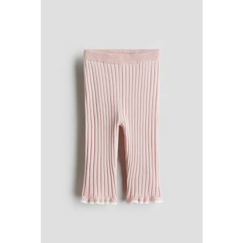 RIB-KNIT LEGGINGS