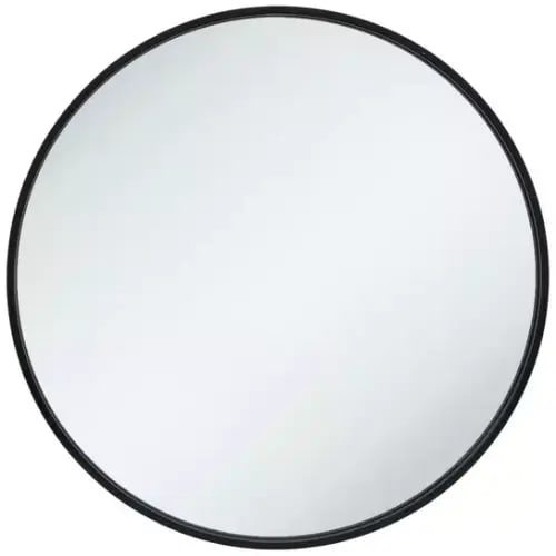 Modern Round Metal Wall Mirror