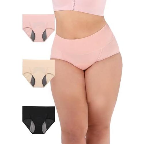 Breathable ZeroLeak Incontinence Underwear For Women Leakproof Seamless Quick Dry Postpartum High Waisted Panties