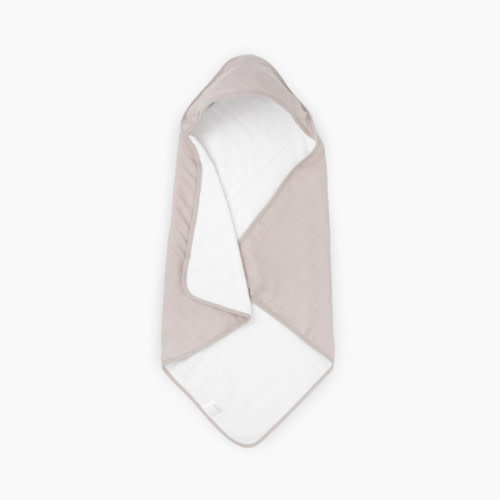 Cotton Muslin & Terry Infant Hooded Towel - Porpoise