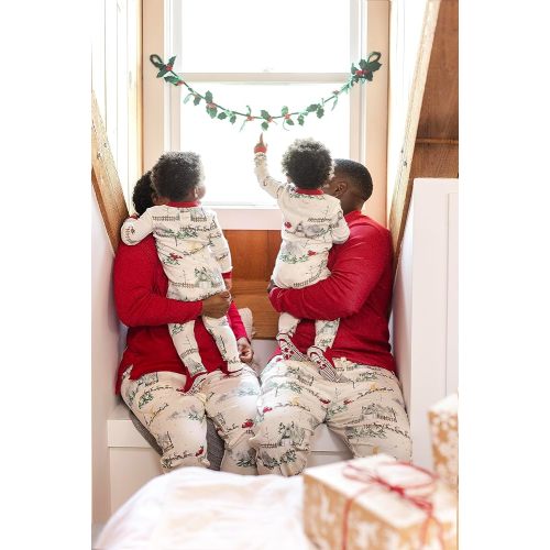 Burt's Bees Baby Baby Womens Family Jammies, Matching Holiday Pajamas, Organic Cotton PJs