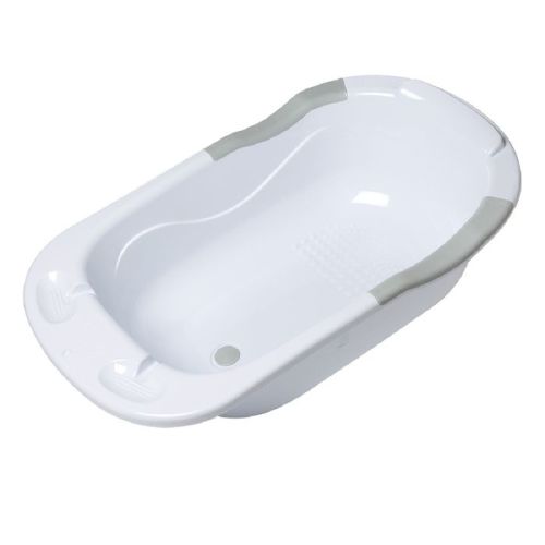 4Baby Infant Bath Tub - White/Grey | Baths | Baby Bunting AU
