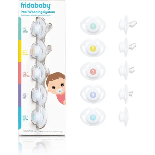 Frida Baby Silicone Paci Weaning System, BPA Free, Latex Free