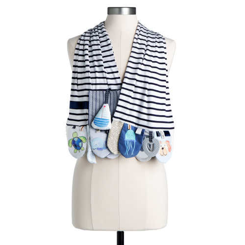 Mommy & Me Activity Scarf - Blue