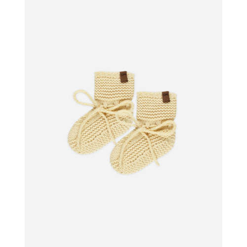 Knit Booties || Yellow