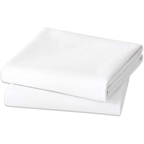 Flannel Crib Protector Pad，100％ Waterproof Mattress Protector Pad, One Size, 27" X 50"-2pcs - 27" X 50"（2Pack）