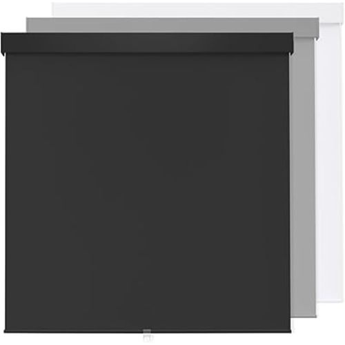Blackout Cordless Roller Shades Blinds for Windows,Free-Stop Window Shades Pull Down,Blackout Blinds for Indoor Windows,Home,Office,Thermal Insulated Fabric, UV Protection,Black,29" W x 72" H