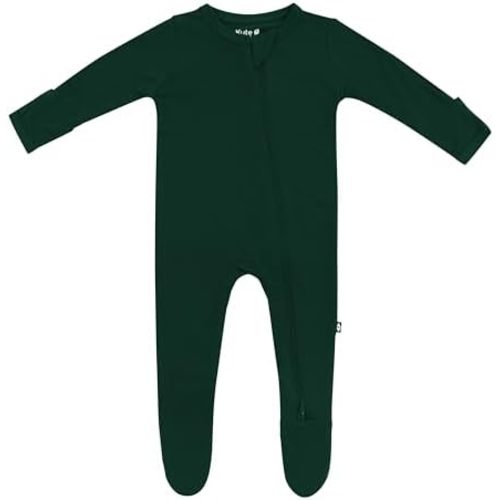 KYTE BABY Unisex Zipper Closure Footies, Rayon Made From Bamboo, 0-24 Months
