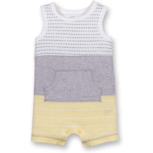 Lamaze Organic Baby baby-boys Organic Sleeveless Romper - 12 Months - Yellow