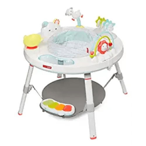 Skip Hop Baby Activity Center: Interactive Play Center with 3-Stage Grow-with-Me Functionality, 4mo+, Silver Lining Cloud