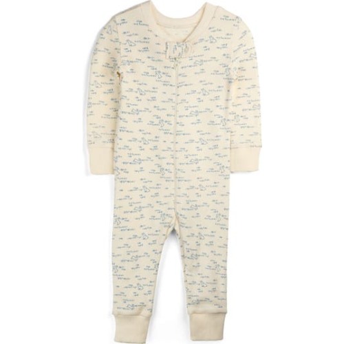 100% Organic Cotton Print Snug Fit Baby Pajamas, 3-6M