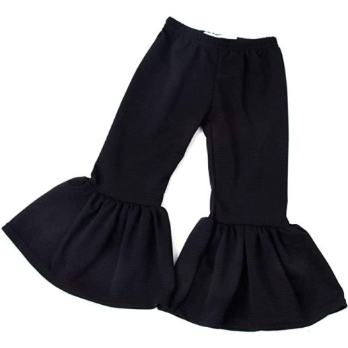 Amazon.com: QLIyang Girls Ruffle Leggings Leopard Print Bell Bottoms Flare Pants: Clothing, Shoes & Jewelry