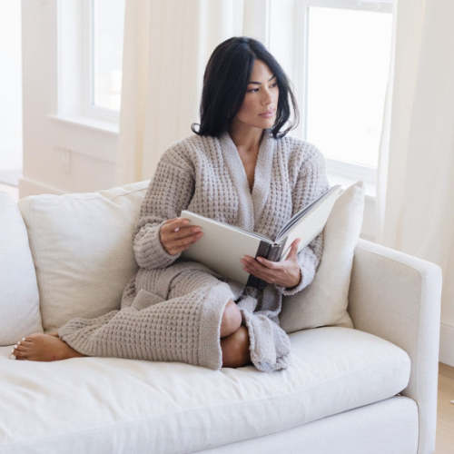 WAFFLE KNIT ROBES – Saranoni
