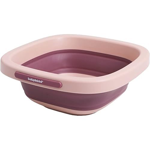 Babyhood MultiPurpose Collapsible Wash Basin for Kids and Babies Lightweight Portable Folding Basin for Washing Baby Bottles and Breast Parts and Home Kitchen Outdoor Camping Use 2021pink BH721