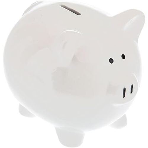 Hobby Lobby White Piggy Bank