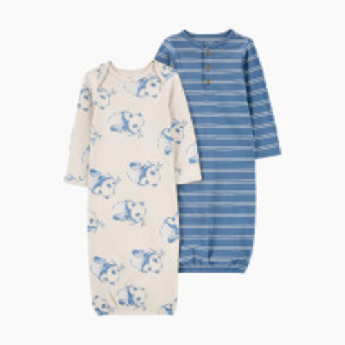 Carter's Gown (2 Pack) - Blue, 3 M