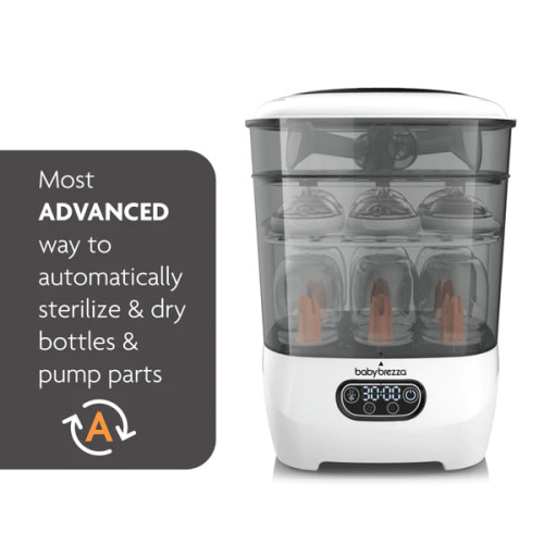 Baby Brezza One Step™ Baby Bottle and Pump Parts Sterilizer and Dryer