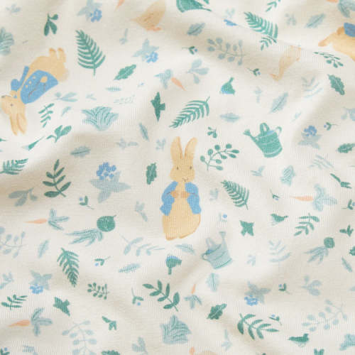 Peter Rabbit Organic Cotton Printed Cot Bed Fitted Sheet