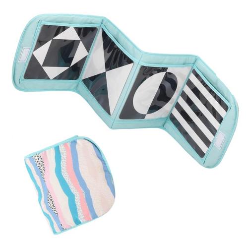 Standing Card Holder and Black and White Cards - High Contrast Baby Book, Tummy Time Toys, Newborn Toys, 0 1 2 3 4 5 6 Months old toys