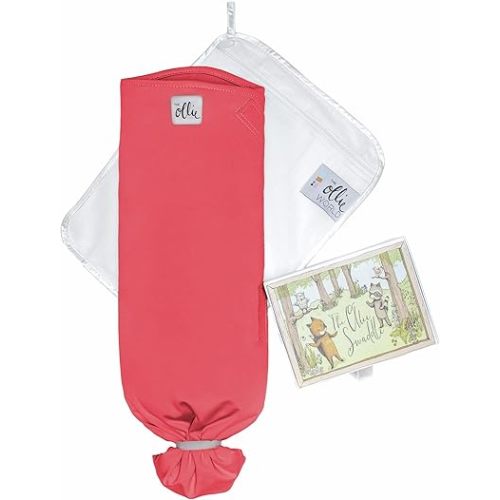 The Ollie Swaddle – Sleep Swaddle for Babies | Breathable, Moisture-Wicking Fabric to Prevent Overheating | Soft, Adjustable Fit | Ideal for Newborns & Infants (Sunset)