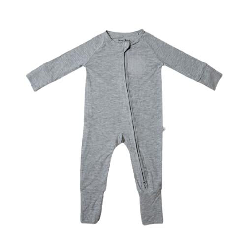 Nesting Club Ribbed Bamboo Baby Romper, Ribbed Bamboo Baby Pajamas & Loungewear–Newborn- 12-Months Gender Neutral Essentials