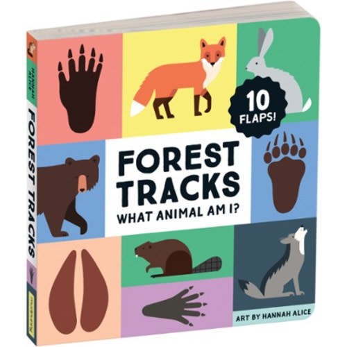 Forest Tracks: What Animal Am I? Lift-the-Flap Board Book