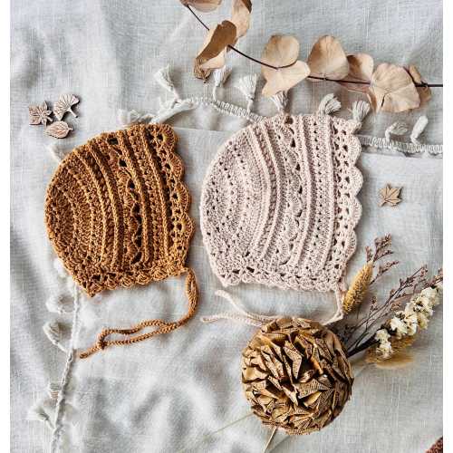 Crochet Baby Bonnet Pattern: Romantic Heirloom Style (PDF Download, US Terms)