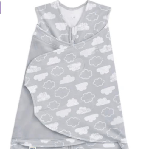 Cloud Print Cotton Swaddle - Newborn | HALO