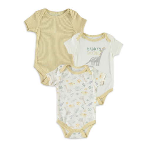 Kyle & Deena Cutie Pie Baby Boy 3-Piece Bodysuits for Newborns, Daddy's Dude