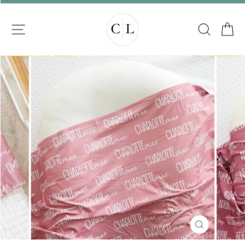 Personalized Baby Name Swaddle Blanket Font Duo | Best Selling Pinks