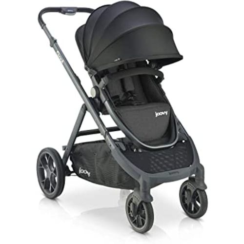 Joovy Qool Stroller, Customizable Stroller, Single, Double, Triple, Black Melange