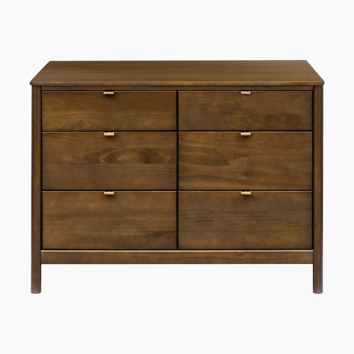 babyletto Bondi 6-Drawer Assembled Dresser - Natural Walnut