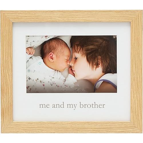 Kate & Milo Me & My Brother Frame, Sibling Keepsake Frame, Baby Nursery Décor Wall Art Picture Frame