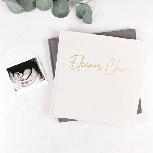Personalized Baby Book Modern Hardcover Customized Baby's First Years Keepsake Album and Memory Journal Pregnancy Through 5 Years - Etsy