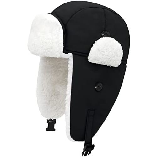 Sarfel Toddler Winter Hat Baby Winter Hat Waterproof Infant Kids Snow Hats Warm Fleece Toddler Trapper Hats Kids Beanie Cap