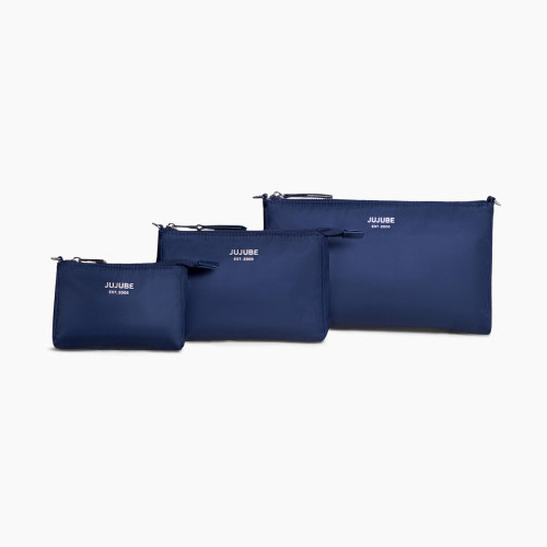 JUJUBE The 3-Piece Pouch Set - Navy