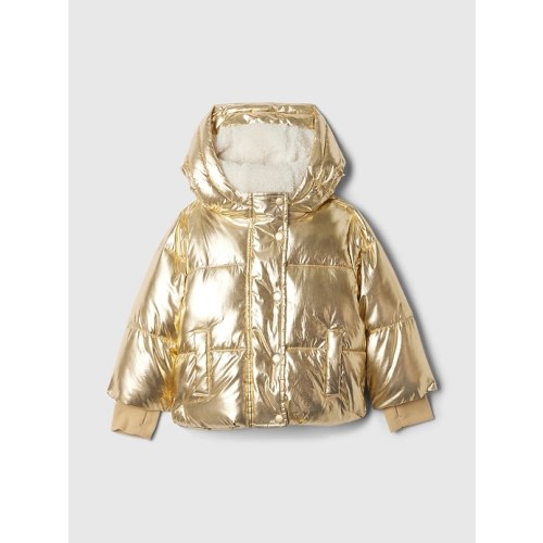 Baby &amp; Toddler Recycled Nylon Cozy Puffer Jacket | Gap