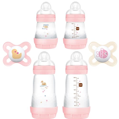 Newborn Essentials "Feed & Soothe" Set (6-Piece), Girl, Light Orange