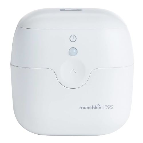 Munchkin Portable UV-C Cleaner for Pacifiers, Teethers and More, White