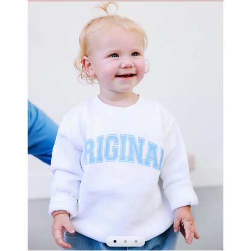 Original Crewneck Toddler - Pink or White