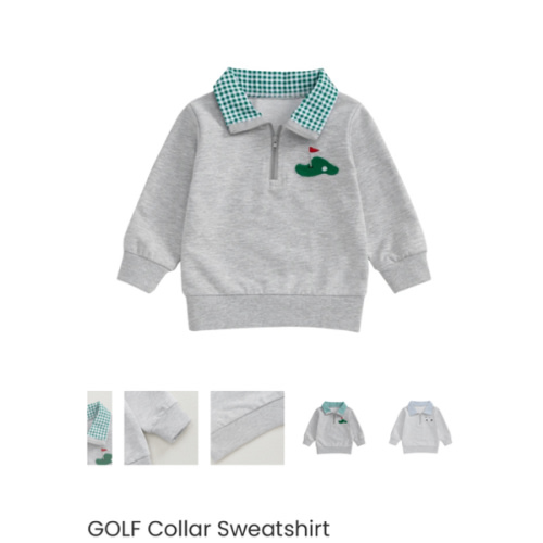 GOLF Collar Sweatshirt - Hazel & Bo
