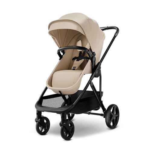 MAMA & BABY Rovee Bassinet Baby Stroller, 2-in-1 Foldable Infant Stroller with Reversible Seat, UPF 50+ Canopy, All-Terrain Wheels for On-The-Go Families